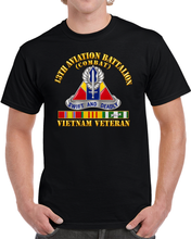 Load image into Gallery viewer, 13th Aviation Battalion - Combat - Vietnam Veteran - 3D - Transparent T Shirt