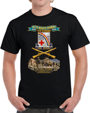 Load image into Gallery viewer, Army - 167th Infantry Regiment - DUI w Ribbon - Br - 4th Alabama - Task Force Centurion - Afghanistan 2012 - NATO Mission - 3D - Enhanced T Shirt