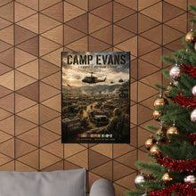 Load image into Gallery viewer, Camp Evans - I Corps, Vietnam - Tribute Matte Poster — "Tet Offensive and Relief of Khe Sanh."