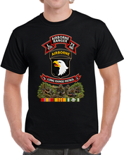 Load image into Gallery viewer, SSI - Vietnam - L Co 75th Ranger - 101st Abn - LRSD w VN SVC - Recon Patrol - 3D - Transparent T Shirt