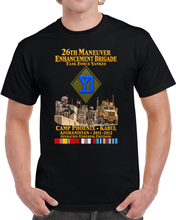 Load image into Gallery viewer, Army- 26th Maneuver Enhancement Brigade - TF Yankee - Camp Phoenix, Kabul, Afghanistan - 2011-2012 - Operration Enduring Freedom - 3D - Enhanced T Shirt