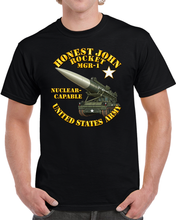 Load image into Gallery viewer, Army - Artillery - Honest John Rocket - MGR1 - 3D - Transparent T Shirt