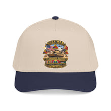Load image into Gallery viewer, Mid Profile Baseball Cap - Army - Desert Storm - 2nd Armored Div - Combat Vereran Veteran w GULF SVC - 3D - Enhanced
