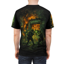 Load image into Gallery viewer, Operation Just Cause Veterans Tribute Tee — "Fire From Above" Ground Attack Commandancia