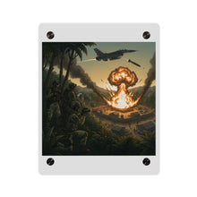Load image into Gallery viewer, Acrylic Wall Art Panel - Jungle Drug Lab Destruction w Explosions