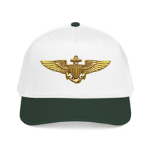 Load image into Gallery viewer, Mid Profile Baseball Cap - USCG - Aviator Badge wo txt - 3D - Enhanced