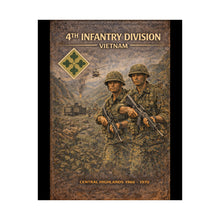 Load image into Gallery viewer, Matte Poster - 4th Infantry Division in Vietnam 1966-1970