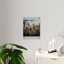 Load image into Gallery viewer, Acrylic Wall Art Panel - Hannibal Battling the Roman Legions as he Enters Rome
