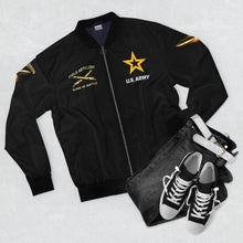 Load image into Gallery viewer, U.S. Army 'King of Battle' Bomber Jacket – 155mm Howitzer Field Artillery Military Jacket "King of Battle" Series