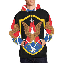 Load image into Gallery viewer, Men's All Over Print Hoodie (USA Size) (Model H13) - 1st Space Brigade - SSI wo Txt