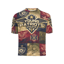 Load image into Gallery viewer, Little Kids' All Over Print Crew Neck T-Shirt - Young Patriot - Generic Little Kids