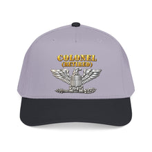 Load image into Gallery viewer, Mid Profile Baseball Cap - Colonel - Retired - 3D - Enhanced