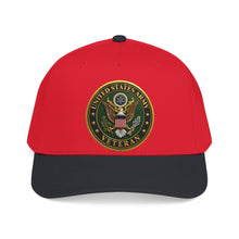 Load image into Gallery viewer, Mid Profile Baseball Cap - Army - US Army Veteran - 3D - Enhanced