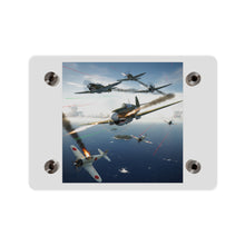 Load image into Gallery viewer, Acrylic Wall Art Panel - Curtis P-40 Kittyhawk w Machine Guns Blazing