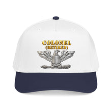 Load image into Gallery viewer, Mid Profile Baseball Cap - Colonel - Retired - 3D - Enhanced