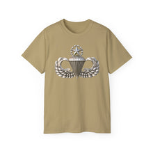 Load image into Gallery viewer, Unisex Ultra Cotton Tee - Army - Master Airborne Badge - No Txt - 3D X 300