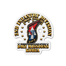 Load image into Gallery viewer, Die-Cut Magnet - Army - 2nd Infantry Division - ImJin Scout - DMZ Missions - 3D - Enhanced