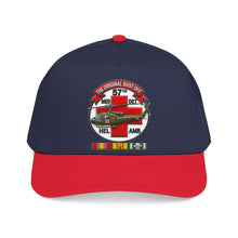Load image into Gallery viewer, Mid Profile Baseball Cap - Army - 57th Medical Co - Original Dustoff - Vietnam w VN SVC - 3D - Enhanced