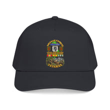 Load image into Gallery viewer, Mid Profile Baseball Cap - Vietnam Veteran Combat - 2nd Bn, 28th Infantry - 1st ID - with VN SVC - with Combat Scene - 3D - Transparent