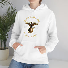 Load image into Gallery viewer, Unisex Heavy Blend™ Hooded Sweatshirt - Marine Barracks - Washington, D.C 1801 X 300