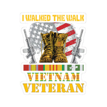 Load image into Gallery viewer, Kiss-Cut Stickers - I Walked The Walk - Vietnam Veteran