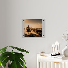 Load image into Gallery viewer, Acrylic Wall Art Panel - Dirty, dusty cattle drive in the Old West