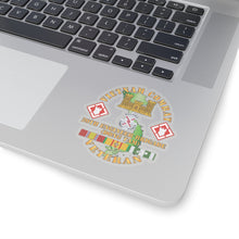 Load image into Gallery viewer, Kiss-Cut Stickers - Vietnam Combat Veteran w 20th Engineer Brigade SSI - Dong Tam X 300