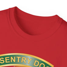 Load image into Gallery viewer, Unisex Ultra Cotton Tee - Army - Sentry Dog - 212th Military Police Company - Dog Fire w Br - Ribbon Vietnam War Veteran w VN SVC X 300
