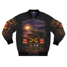 Load image into Gallery viewer, Men's Bomber Tribute Jacket (AOP) - 1st Battalion, 75th Artillery, 8 INCH, SP, Grafenwohr, Warner Barracks, Bamberg, Germany, Cold War Veteran