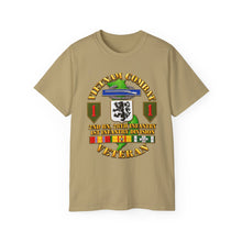Load image into Gallery viewer, Unisex Ultra Cotton Tee - Vietnam Veteran Combat - 2nd Bn, 28th Infantry - 1st ID - with VN SVC - 3D - Transparent