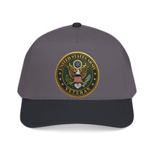 Load image into Gallery viewer, Mid Profile Baseball Cap - Army - US Army Veteran - 3D - Enhanced
