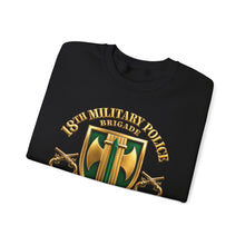 Load image into Gallery viewer, Crewneck Sweatshirt - Army - 18th MP Brigade - V Corps- COLD SVC - 3d Enhanced X 300