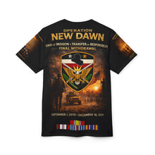 Load image into Gallery viewer, Operation New Dawn Tribute Tee — "End of Mission: Iraq Sept 1, 2010–Dec 15, 2011"
