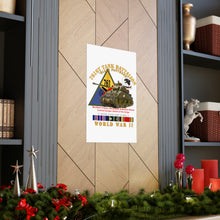 Load image into Gallery viewer, Premium Matte vertical posters - Army - 761st Tank Battalion - Black Panthers - w Tank w SSI Wwii EU SVC