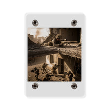 Load image into Gallery viewer, Acrylic Wall Art Panel - Marine Sniper Providing Overwatch for Breach Team