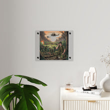 Load image into Gallery viewer, Acrylic Wall Art Panel - Vietnam Patrol Fire Fight Requesting Medevac