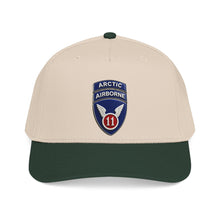 Load image into Gallery viewer, Mid Profile Baseball Cap - 11th Airborne Division w Arctic Tab wo txt - 3D - Enhanced