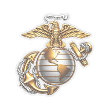 Load image into Gallery viewer, Kiss-Cut Stickers - Emblem - USMC - Eagle Globe Anchor - 3d enhanced