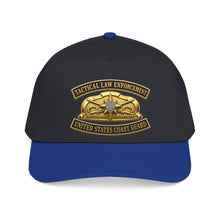 Load image into Gallery viewer, Mid Profile Baseball Cap - USCG - Tactical Law Enforcement w txt - 3D - Enhanced