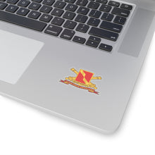 Load image into Gallery viewer, Kiss-Cut Stickers - Army - 27th Field Artillery w Br - Ribbon