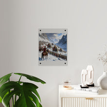 Load image into Gallery viewer, Acrylic Wall Art Panel - Hannibal Crossing the Alps to Atttack Rome