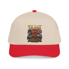 Load image into Gallery viewer, Mid Profile Baseball Cap - Army - VE Day - Victory in Europe Day - End of WWII - 3D - Enhanced