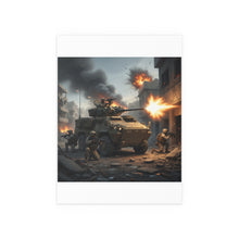 Load image into Gallery viewer, Indoor and Outdoor Silk Posters - Marine LAV in support of the 2nd Battle of Fallujah
