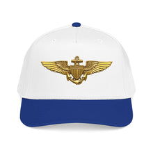 Load image into Gallery viewer, Mid Profile Baseball Cap - USCG - Aviator Badge wo txt - 3D - Enhanced