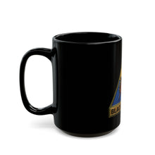 Load image into Gallery viewer, Black Mug (15oz) - SSI - 761st Tank Battalion SSI w Name Tape - 3D Enhanced
