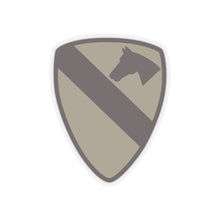 Load image into Gallery viewer, Kiss-Cut Stickers - SSI - 1st Cavalry Division - Subdued Desert X 300