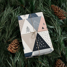 Load image into Gallery viewer, Gift Wrap Paper — Minimalist Scandinavian geometric pattern