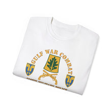 Load image into Gallery viewer, Unisex Ultra Cotton Tee - Army - Gulf War Combat Vet - 800th Military Police Brigade - Patch, 22nd Support Command Patch, Gulf War