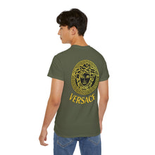 Load image into Gallery viewer, Unisex Ultra Cotton Tee - Versace logo with Medusa emblem