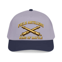 Load image into Gallery viewer, Mid Profile Baseball Cap - Field Artillery - King of Battle - 3D - Enhanced